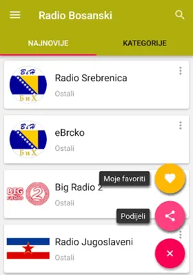 Radio Bosnia android App screenshot 0